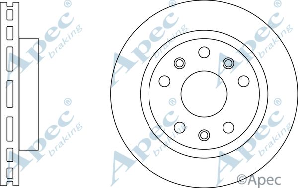 APEC BRAKING Bremžu diski DSK3143